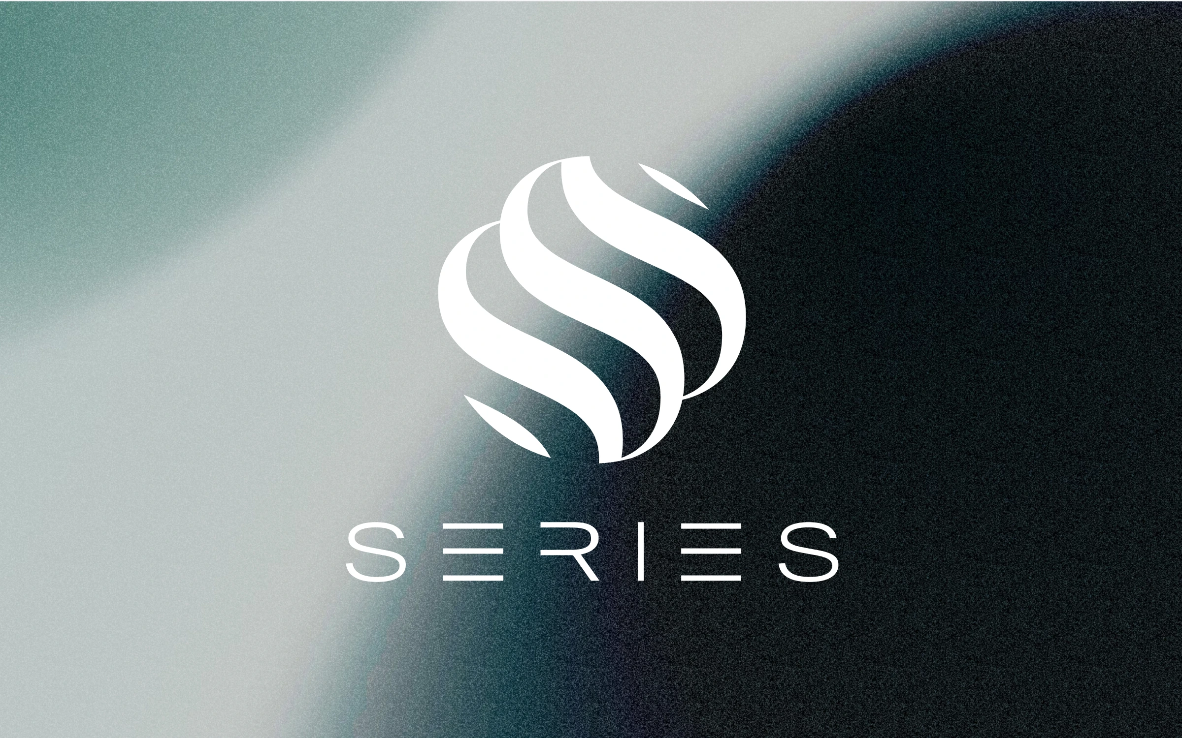 The Series logomark, a white looping monogram above the wordmark on a dark gradient
